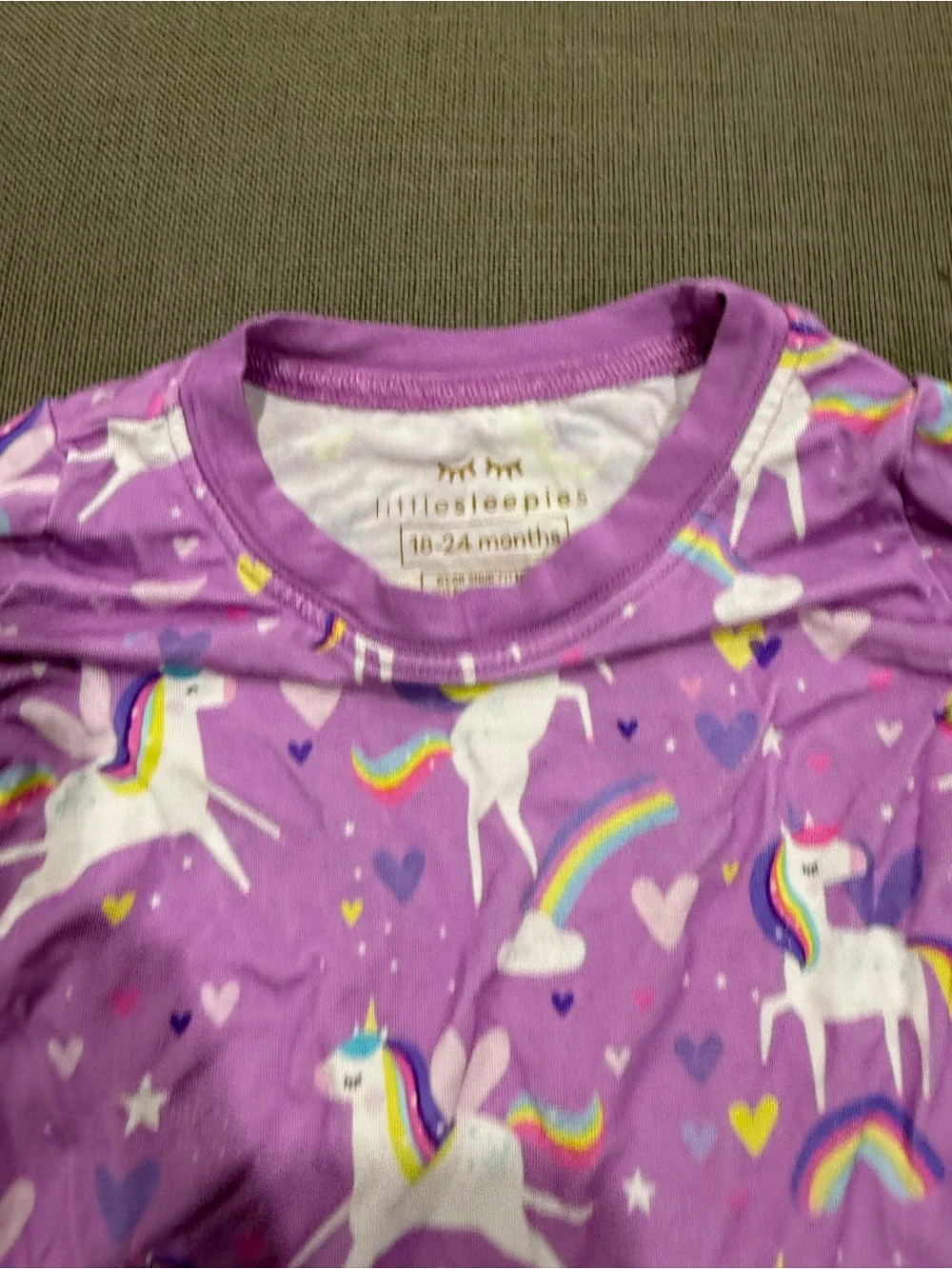 Little Sleepies Unicorn Pajama Set